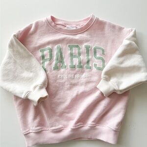 Zara Paris sweatshirt